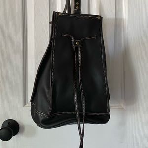 Hobo leather backpack